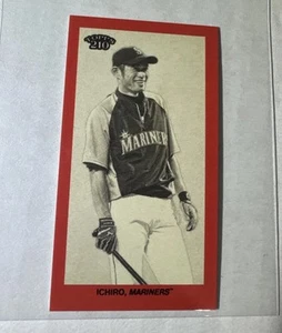 2024 Topps 206 Ichiro Suzuki Rojo Antiguo Molino Trasero Serie T210 - Imagen 1 de 2