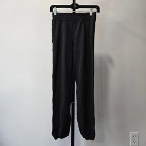 Ivivva Girl's Lululemon Jogger Athletic Pants Black Size 12 - Picture 1 of 6