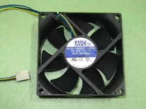 AVC DS08025T12U 8025 80mm x 80mm x 25mm Cooler Cooling Fan DC 12V 0.7A 4Pin B128 - Picture 1 of 2