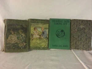 THE BOBBSEY TWINS Books (Set Of 4) By Laura Lee Hope VINTAGE - Imagen 1 de 6