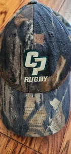 Cal Poly State University Mustangs RUGBY Camo Structured Cap Hat Large X LARGE  - Picture 1 of 3