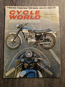 Cycle World Magazin - Februar 1967 - Triumph Daytona Jawa Benelli - Bild 1 von 1