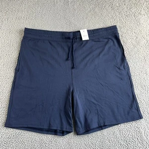 NEW J. Crew Shorts Mens Extra Large Blue Chino Sweat Drawstring Stretch Waist - Picture 1 of 10