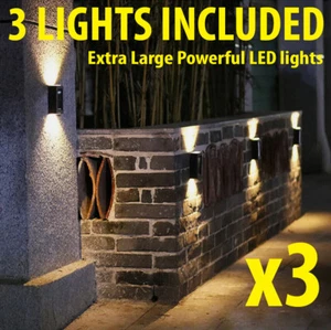 Solar 6 LED Deck Light Path Garden Patio Pathway Stairs Step Fence Lamp Outdoor - Picture 1 of 14