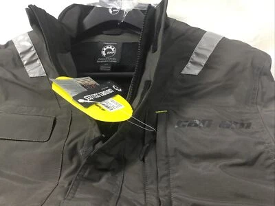Chaqueta Can-Am Bayou S Impermeable Carbón Abrigo BRP Moto de Nieve Motocicleta Can Am Foto 1 de 4