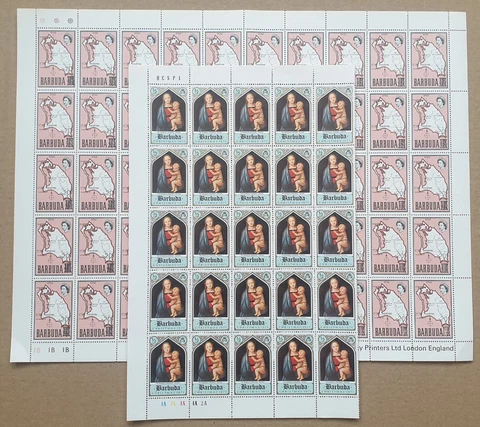 Barbuda Full and Part Stamp Sheet #8914 Cover