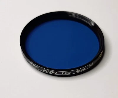 Genuine Vemar 48mm 80B 80-B 80 B Color Conversion Glass Lens Filter Japan 48 mm - Image 1 of 4
