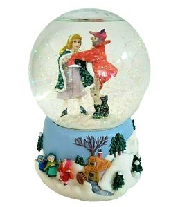 Enesco Disney Princess Aurora Sleeping Beauty Musical Snow Globe Blue Danube - Picture 1 of 6
