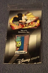 LE OLD Disney Pin 100 Years of Dreams #71 Monsters Inc Mike Sully Boo Boo's Door - Bild 1 von 3