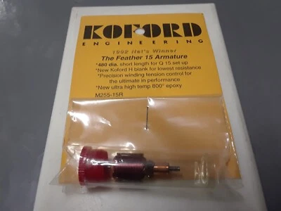 Coche Ranura 1/24 NUEVO KOFORD FEATHER 15 Armadura Equilibrada.  M255-15R.  ver fotos. Foto 1 de 2