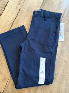 NWT Cat & Jack School Uniform Pants Boys Navy Blue Size 6 - Picture 1 of 2