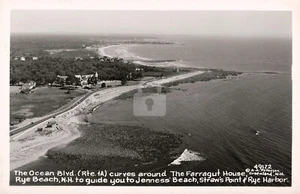 The Farragut House Rye Beach NH New Hampshire 1950 RPPC Photo Postcard COPY - Picture 1 of 2