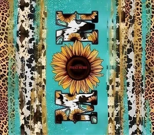 20oz Sublimation Print Mom Sunflower Tumbler Wrap - Picture 1 of 1
