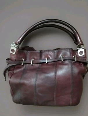 Bolso de Hombro TANNER KROLLE Cuero Borgoña Italia  Foto 1 de 4