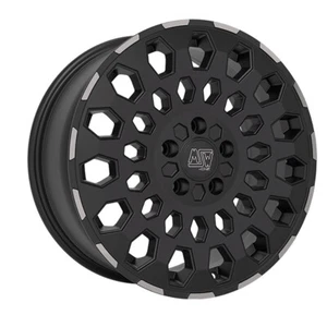 LLANTAS MSW MSW 99 VAN PARA AUDI A6 AVANT 8X17 5X112 MATT BLACK LIP POLISHE 132 - Imagen 1 de 4
