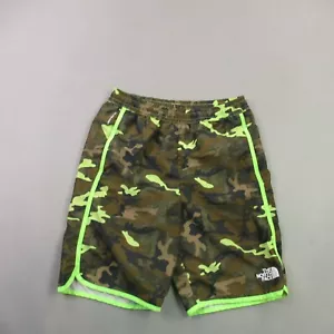 North Face Shorts Boys XL 18/20 Pockets Lightweight Elastic Drawstring Camo - Picture 1 of 14