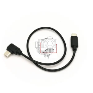 Cable de control USB-C para DJI RS3 RS2 RSC2 Canon R5 R6 Nikon Z6 Z7 Sony A7C A7SIII - Imagen 1 de 3