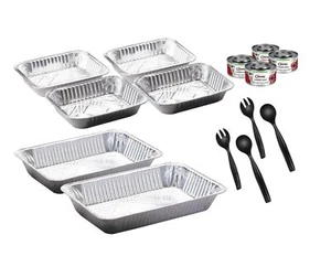 Sterno Buffet Nachfüllset Einweg Chafing Set - Bild 1 von 2