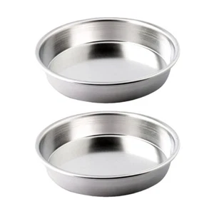 Aluminium Backblech Rund Pizzablech Baklava Firin Tepsi 34cm 2er Set - Bild 1 von 1