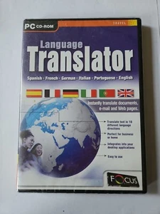 Traduttore Lingua - Spagnolo, Francese, Tedesco, Italiano, Portoghese - PC CD-ROM - Foto 1 di 2