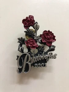 Biketoberfest 2001 rote Rosen Pin - Bild 1 von 3