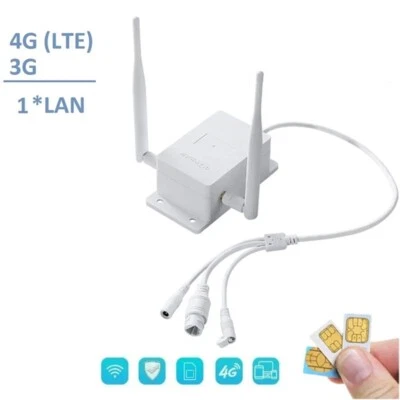 Router Industriale con Sim 4G LTE e Porta LAN 150 Mbps ad uso Esterno IP66 - Bild 1 von 4