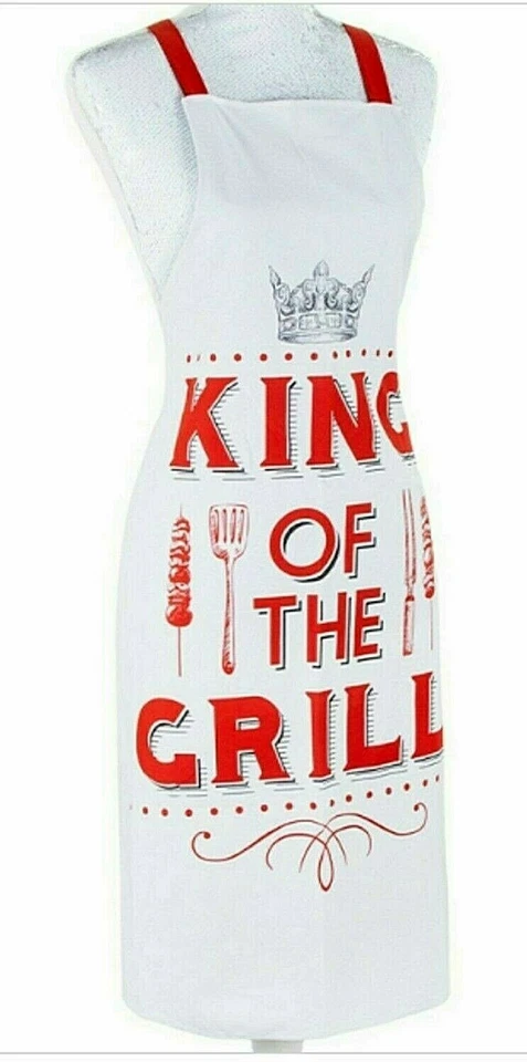 The Leonardo Collection England Schürze Baumwolle King Of The Grill Grillen - Bild 1 von 1