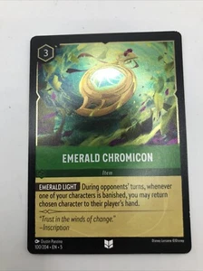 Disney Lorcana - Shimmering Skies - *Cold Foil* Emerald Chromicon 100/204 - Bild 1 von 2