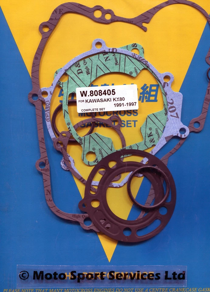 Ensemble De Joint De Moteur Complet Kawasaki KX 80 KX 80 1991 À 1997 Mitaka - Photo 1/1
