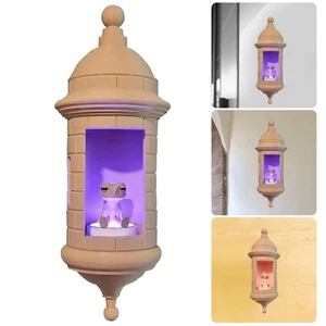 Puerto Rican Theme Wall Lamp Handcrafted Decoration With Coqui Frogs Design Gift - Picture 1 of 16