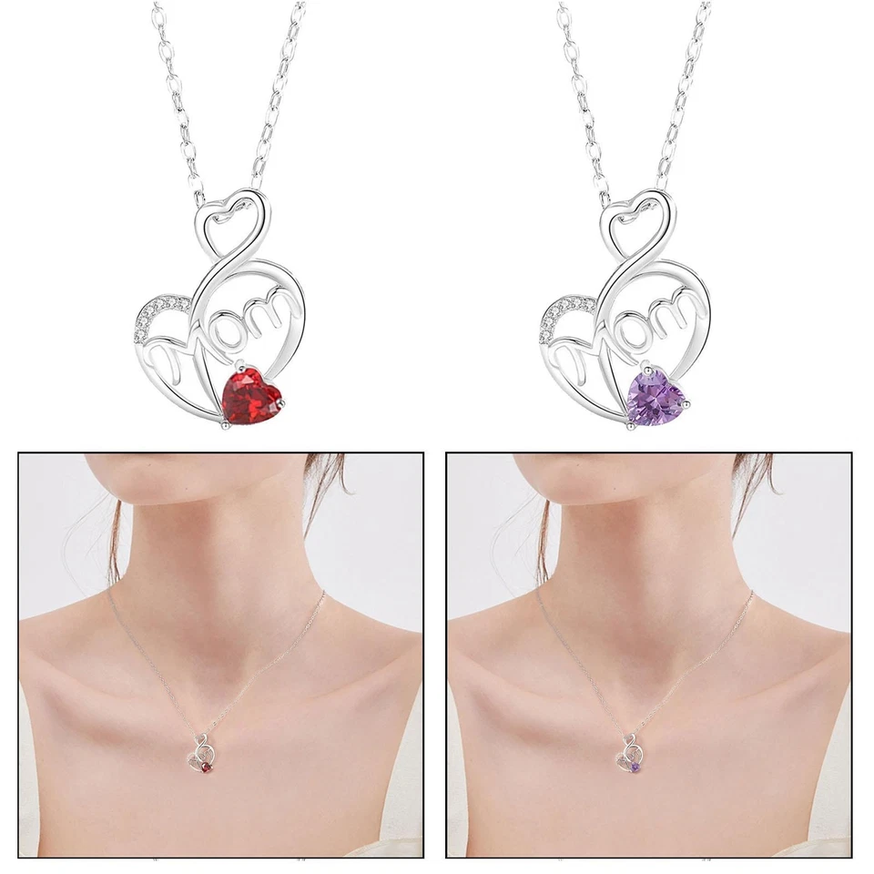 Mama-Halsketten-Anhänger, trendige Strass-Halskette für Ehefrau, Oma, - Bild 1 von 1