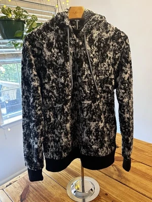 Sudadera con capucha para mujer Athleta talla pequeña blanca y negra nueva con etiquetas Foto 1 de 3