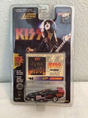 Johnny Lightning Paul Stanley KISS Dragster con tarjeta fotográfica extra sellada 1997 Foto 1 de 4