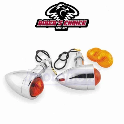 Bikers Choice Mini Bullet Marker Lights for 2004 Harley Davidson FXDWGI Dyna ef - Image 1 of 4