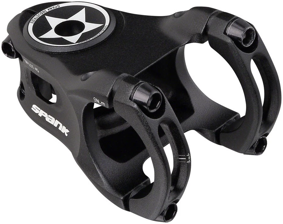 Spank Split 35mm Alloy Mountain Bike Stem with Zero Rise & Micro-Adjustable Fit - Image 1 of 2