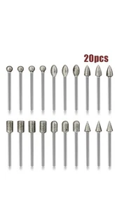 20X Diamant Schleifen Trennfräser Set für Dremel Bohrer Rotationswerkzeug Schleifer - Bild 1 von 5
