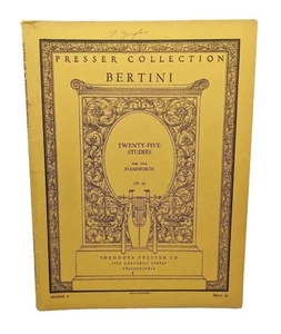 Partituras Colección Presser Bertini Op 29 Veinticinco Estudios # 70 - Imagen 1 de 4