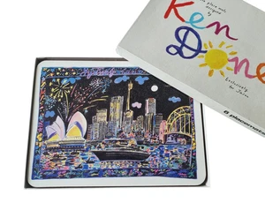 Set of 6 KEN DONE Sydney By Night Vintage Placemats Jason - Picture 1 of 5