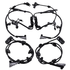 Front Rear Left+Right 4 ABS Wheel Speed Sensor For Toyota Sequoia 2001-2007 2005 - Picture 1 of 12