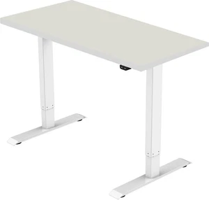 celexon elektrisch höhenverstellbarer Schreibtisch Economy eAdjust-71121 - weiß, - Bild 1 von 4
