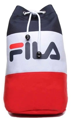 Fila Roadster Sack Bold Fila Logo 3 Herren Tasche Farbe In Weiß Blau Rot - Bild 1 von 3