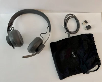 Logitech Zone Wireless Headset - Bluetooth/USB-C,  Model: A00082 - Barely Used - Image 1 of 4