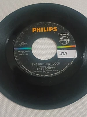 SECRETS - The Boy Next Door/ Learnin' to Forget - 1963 45rpm - Image 1 of 2