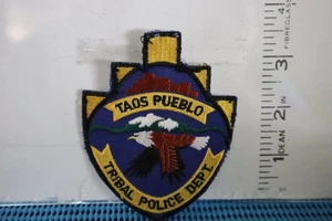 Parche policía india tribal TAOS PUEBLO TRIBAL DEPARTAMENTO POLICÍA NEVADA - Imagen 1 de 1