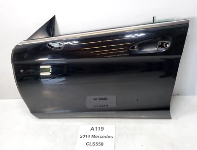 ✅ Carcasa de puerta del conductor delantera izquierda negra montaje Mercedes W218 CLS550 2012-2018 OEM Foto 1 de 4