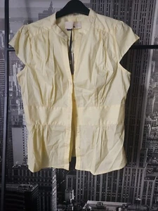BNWT Yellow River Island Fitted Blouse / Shirt Size 14 - Picture 1 of 4