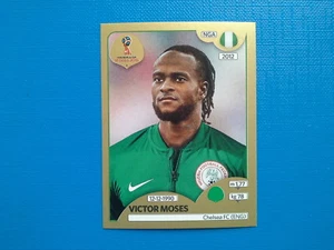Figurine Panini World Cup Russia 2018 Gold n.347 Victor Moses Nigeria - Imagen 1 de 1