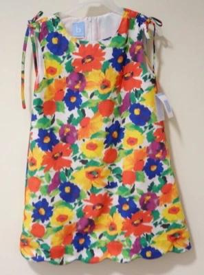 Nuevo con etiquetas Vestido Bella Bliss Brillante Floral Francia Valentine Cooper Cambio Niña Talla 12 Foto 1 de 2