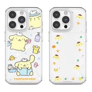 Pompompurin Clear Card Hard Case for Galaxy S24 S23 Plus Ultra Korea made - Picture 1 of 19
