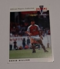 ARSENAL FOOTBALL CLUB PANINI 1992 PLAYERS COLLECTION CARD # 10 DAVID HILLIER DH 